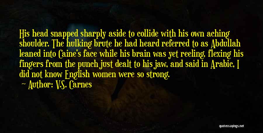 Punch In The Face Quotes By V.S. Carnes