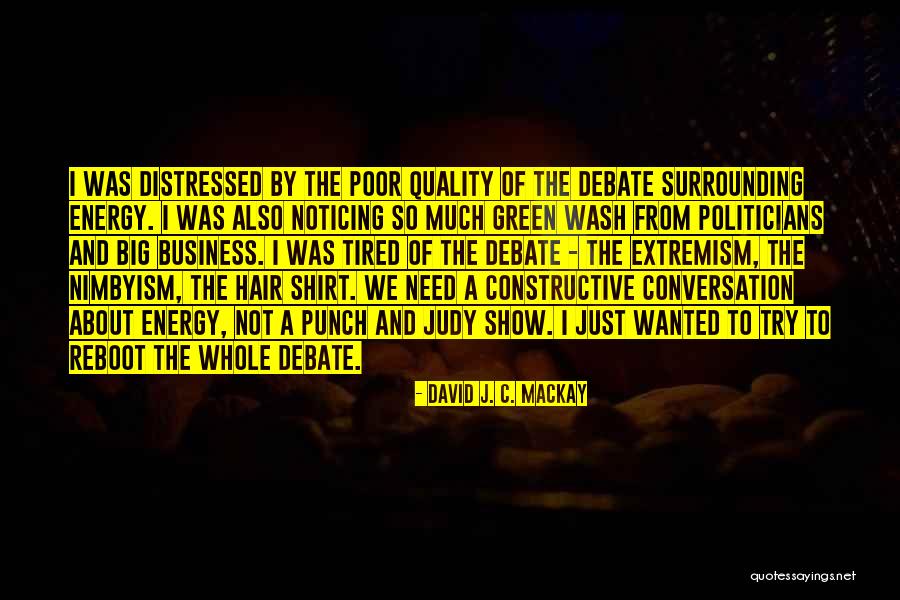 Punch Judy Quotes By David J. C. MacKay Punch Judy Quotes By David J. C. MacKay
