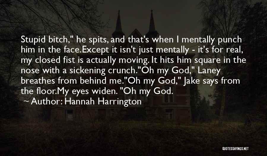Punch Someone In The Face Quotes By Hannah Harrington