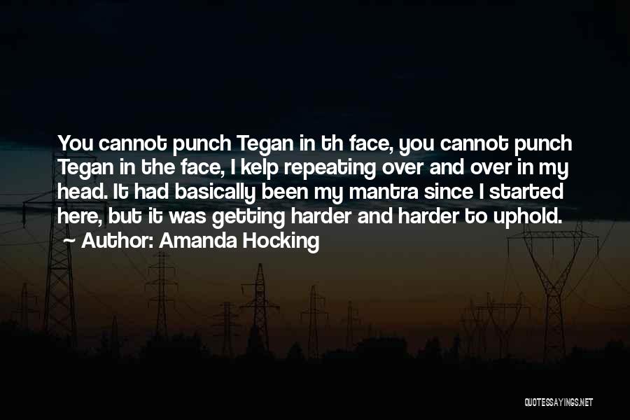 Punch You Face Quotes By Amanda Hocking