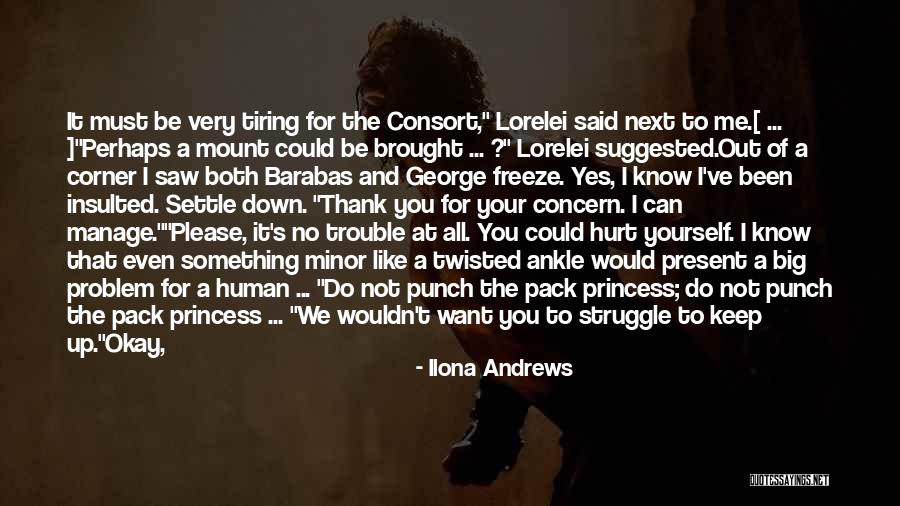 Punch Your Face Quotes By Ilona Andrews