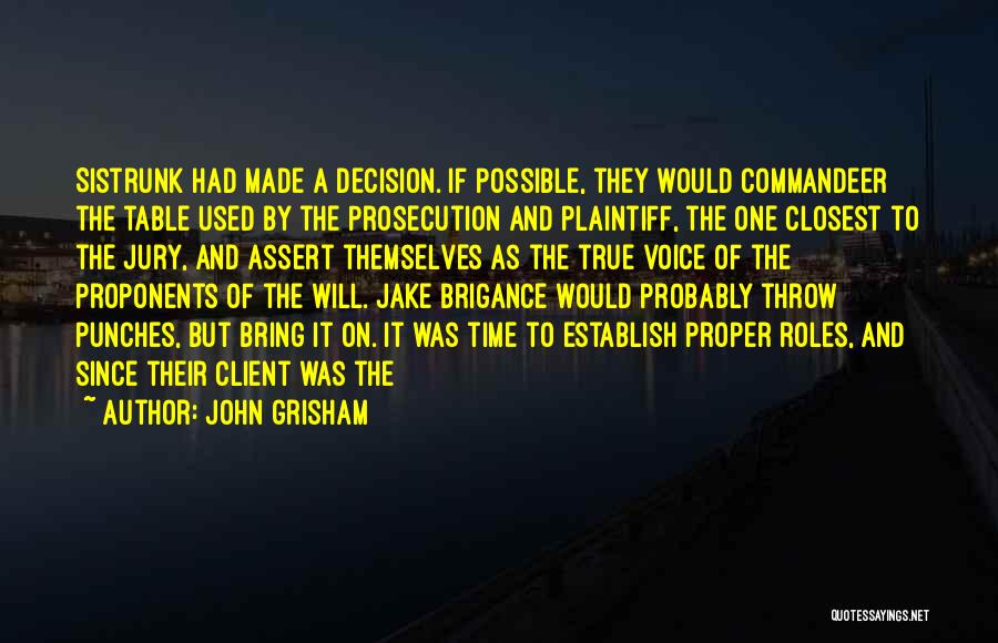 Punches Quotes By John Grisham