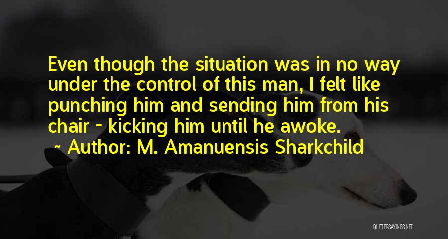 Punching Quotes By M. Amanuensis Sharkchild