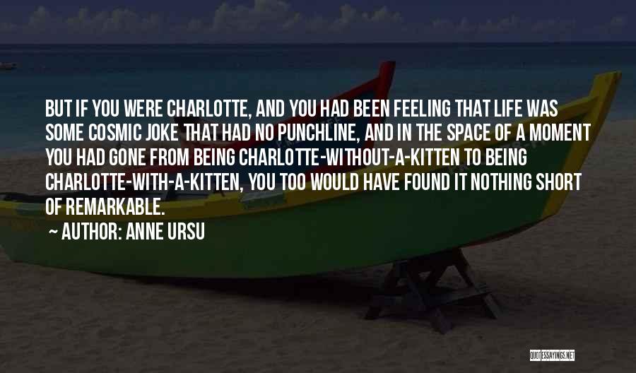 Punchline Quotes By Anne Ursu