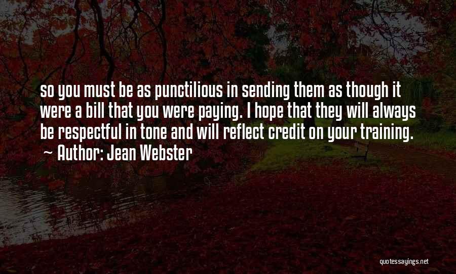 Punctilious Quotes By Jean Webster