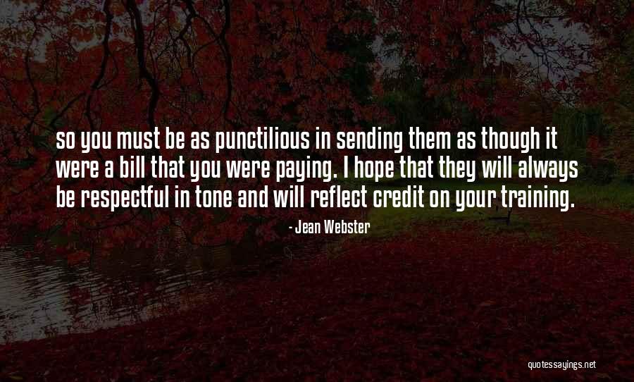 Punctilious Quotes By Jean Webster