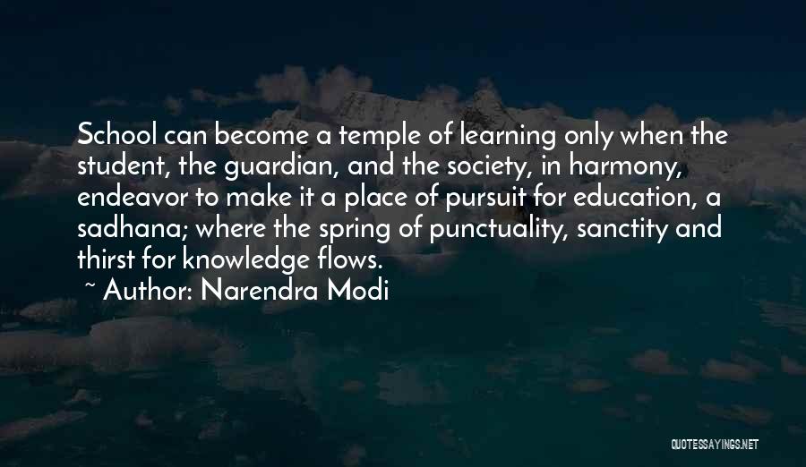 Punctuality In School Quotes By Narendra Modi