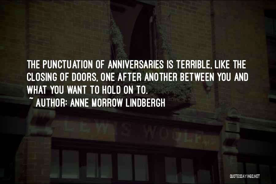 Punctuation After Quotes By Anne Morrow Lindbergh