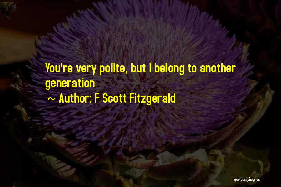 Punctuation Before Direct Quotes By F Scott Fitzgerald