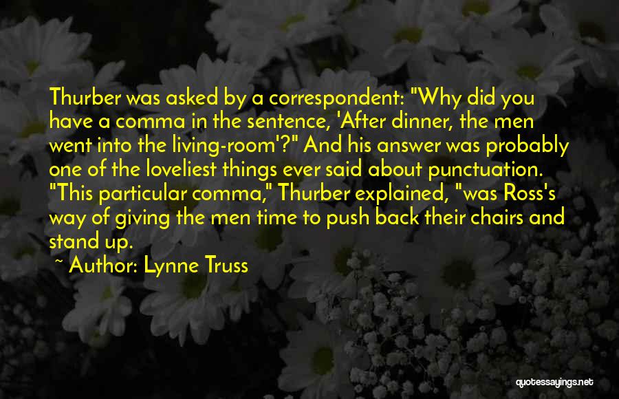Punctuation Comma After Quotes By Lynne Truss