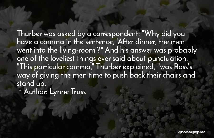 Punctuation Comma Quotes By Lynne Truss