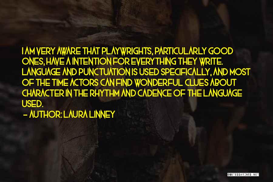 Punctuation In Quotes By Laura Linney