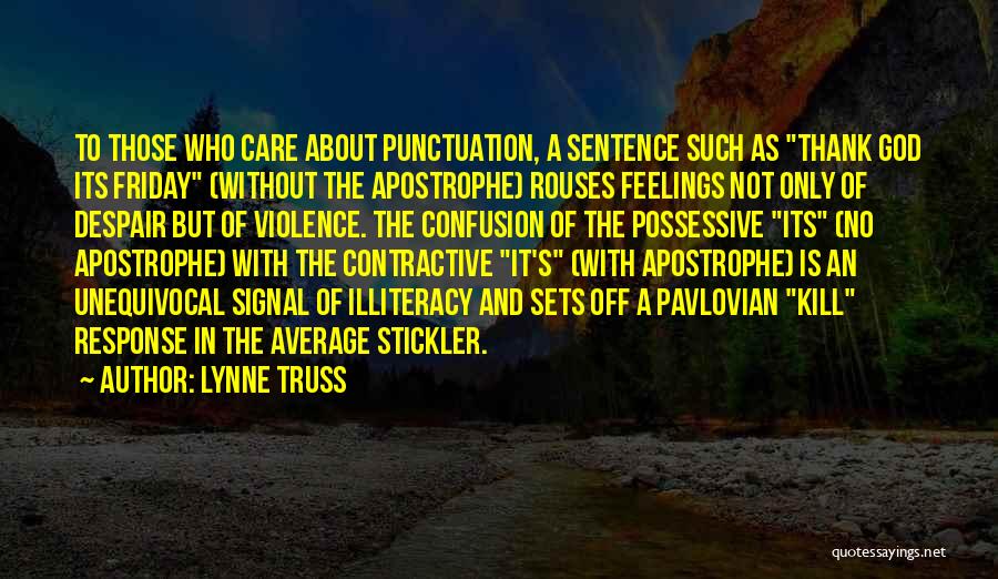 Punctuation In Quotes By Lynne Truss