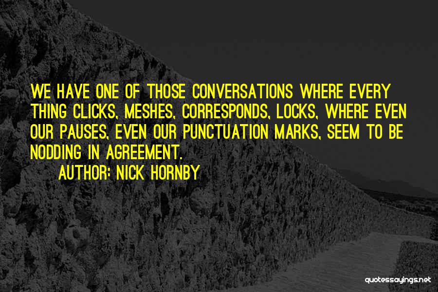Punctuation In Quotes By Nick Hornby
