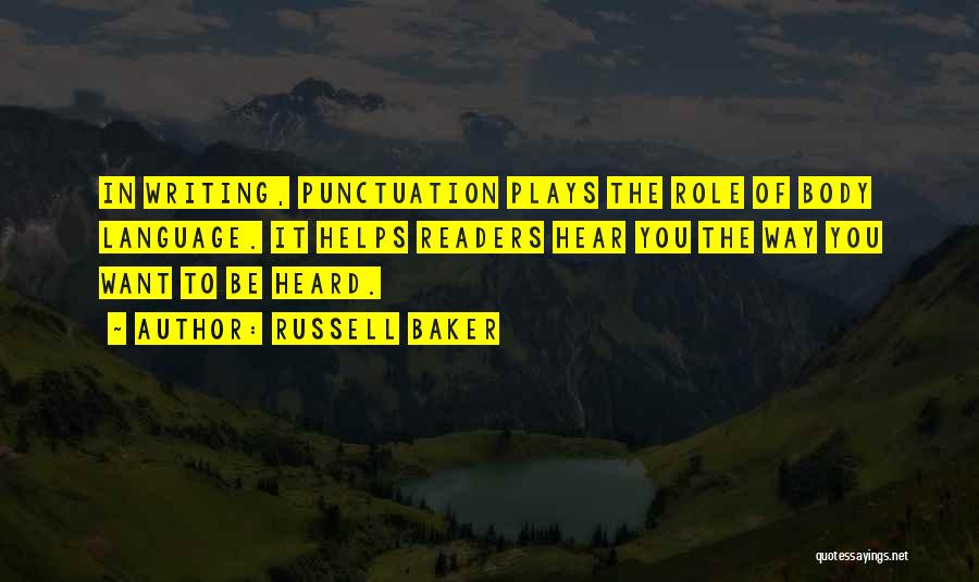 Punctuation In Quotes By Russell Baker