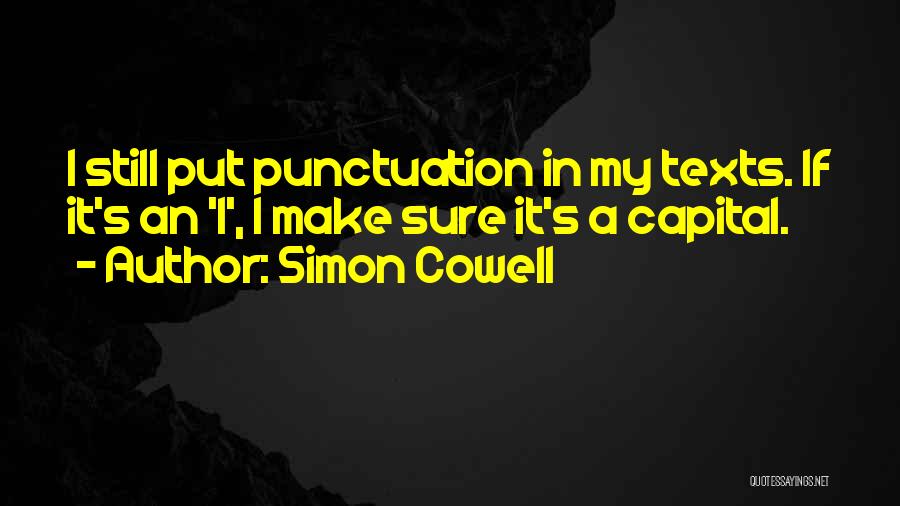 Punctuation In Quotes By Simon Cowell