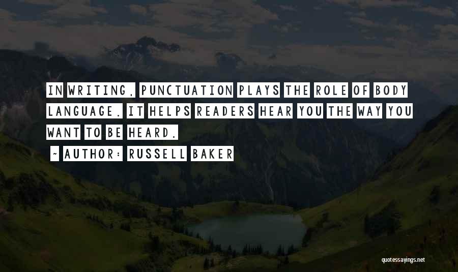 Punctuation Within Quotes By Russell Baker