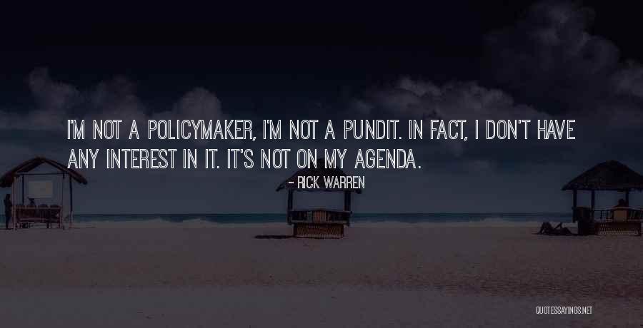 Pundit Quotes By Rick Warren Pundit Quotes By Rick Warren