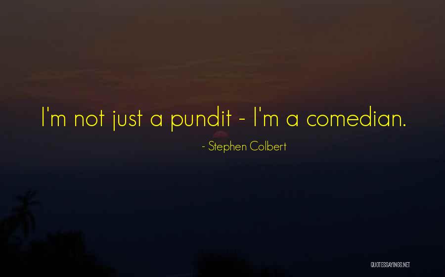 Pundit Quotes By Stephen Colbert Pundit Quotes By Stephen Colbert