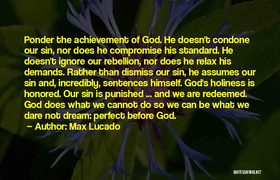 Punished By God Quotes By Max Lucado