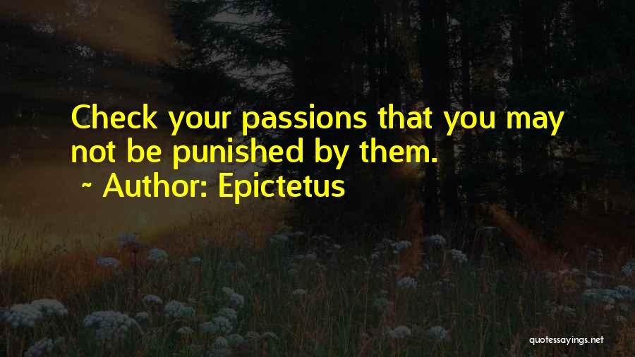 Punished Love Quotes By Epictetus