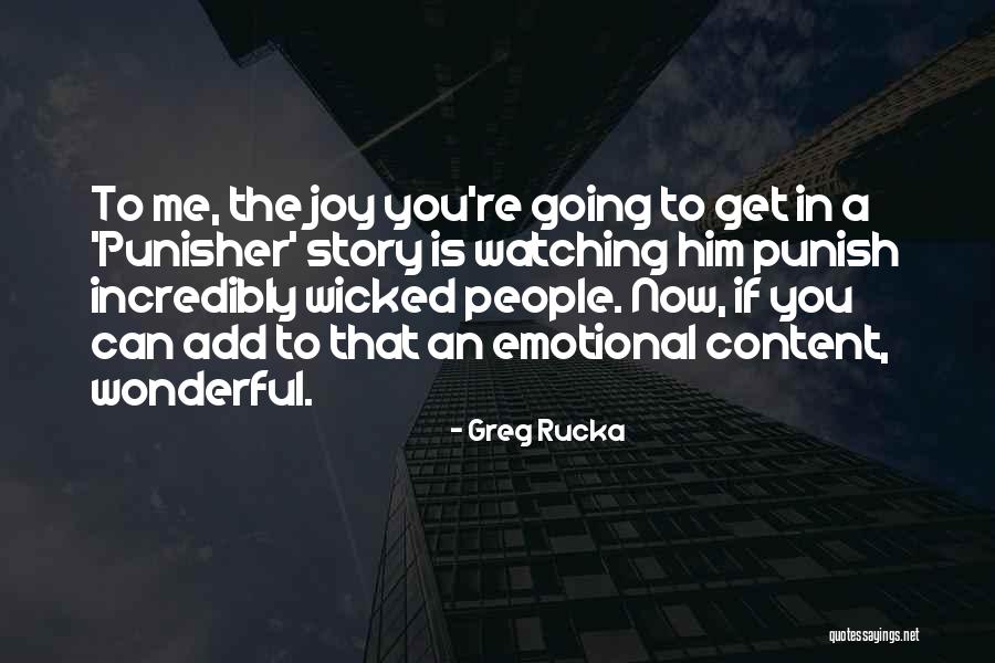 Punisher Quotes By Greg Rucka Punisher Quotes By Greg Rucka
