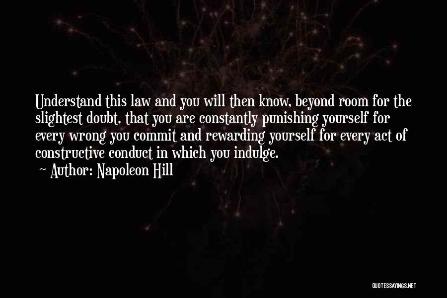 Punishing Yourself Quotes By Napoleon Hill