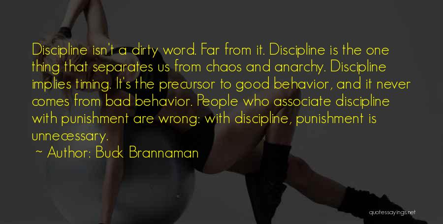 Punishment And Discipline Quotes By Buck Brannaman