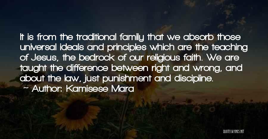 Punishment And Discipline Quotes By Kamisese Mara