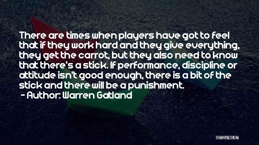 Punishment And Discipline Quotes By Warren Gatland