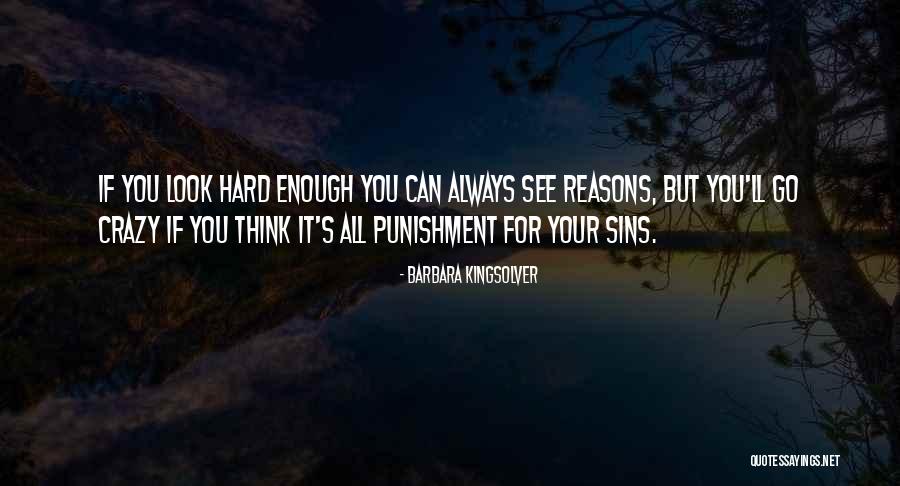 Punishment For Sins Quotes By Barbara Kingsolver