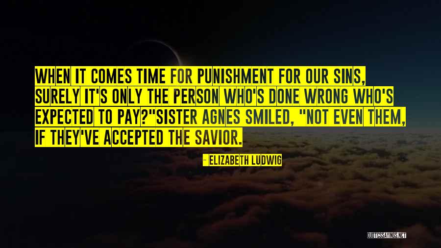 Punishment For Sins Quotes By Elizabeth Ludwig