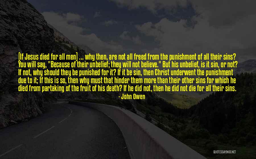 Punishment For Sins Quotes By John Owen