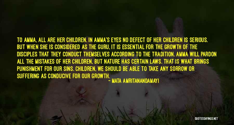 Punishment For Sins Quotes By Mata Amritanandamayi