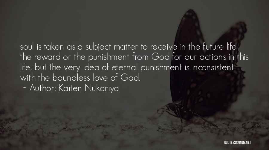 Punishment From God Quotes By Kaiten Nukariya