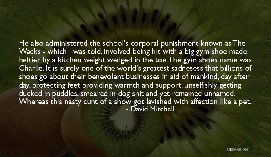 Punishment In School Quotes By David Mitchell