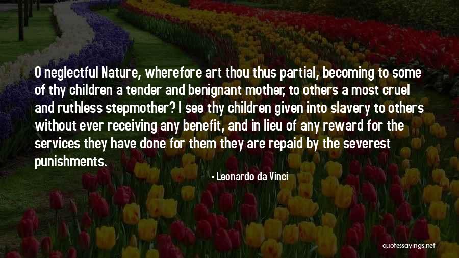 Punishments Quotes By Leonardo Da Vinci