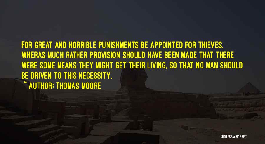 Punishments Quotes By Thomas Moore