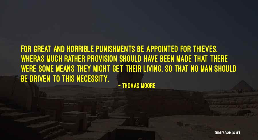 Punishments Quotes By Thomas Moore