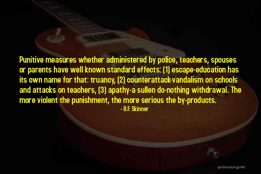 Punitive Punishment Quotes By B.F. Skinner Punitive Punishment Quotes By B.F. Skinner
