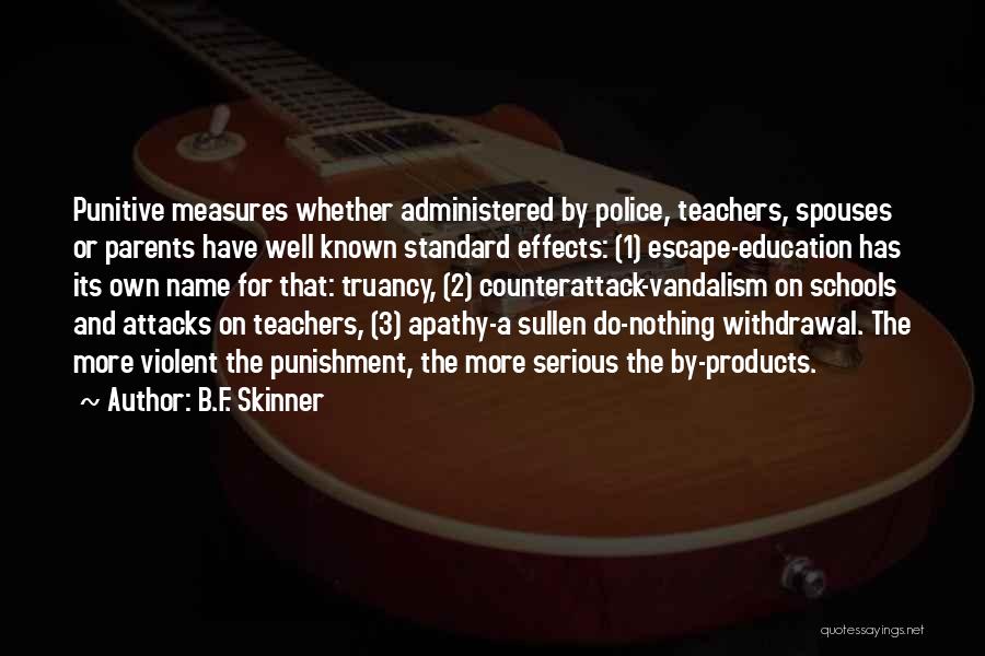 Punitive Quotes By B.F. Skinner