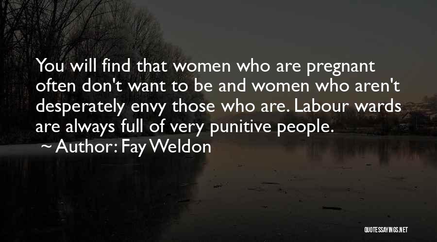 Punitive Quotes By Fay Weldon
