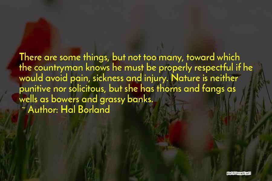 Punitive Quotes By Hal Borland