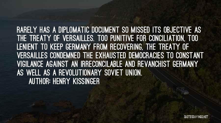 Punitive Quotes By Henry Kissinger