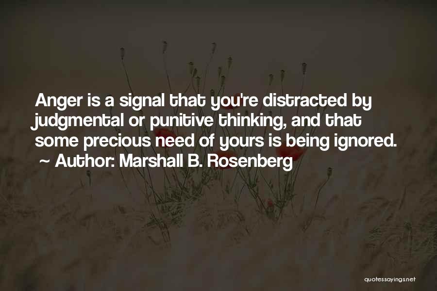 Punitive Quotes By Marshall B. Rosenberg