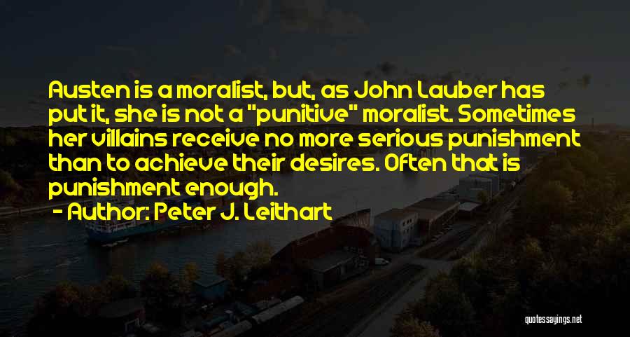Punitive Quotes By Peter J. Leithart