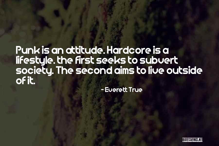 Punk Attitude Quotes By Everett True Punk Attitude Quotes By Everett True