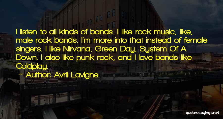 Punk Bands Quotes By Avril Lavigne