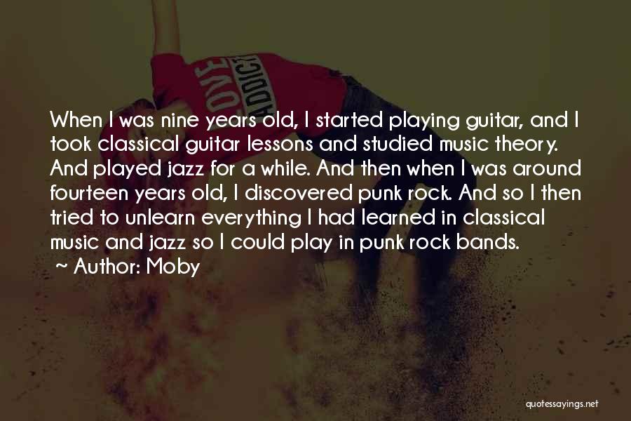 Punk Bands Quotes By Moby