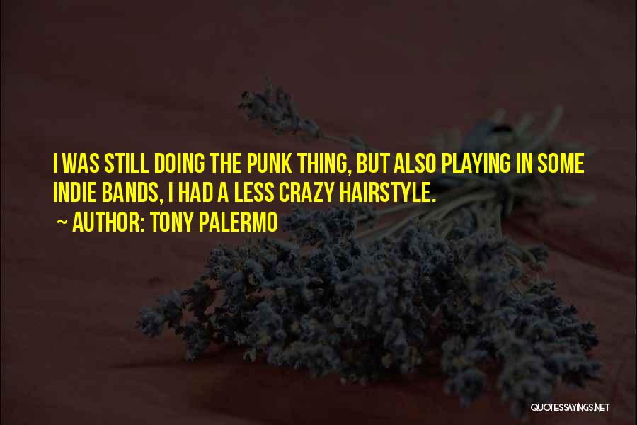 Punk Bands Quotes By Tony Palermo